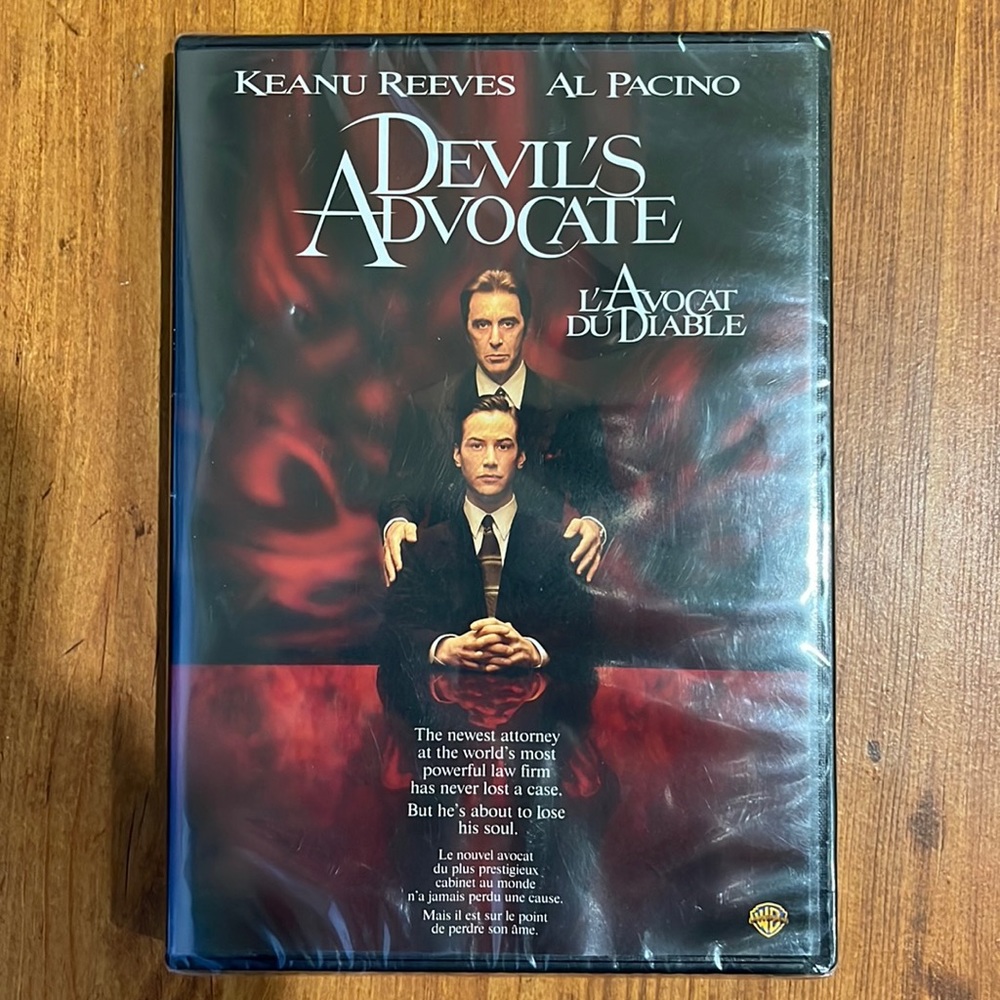 Devils Advocate DVD. Brand New. SEALED.